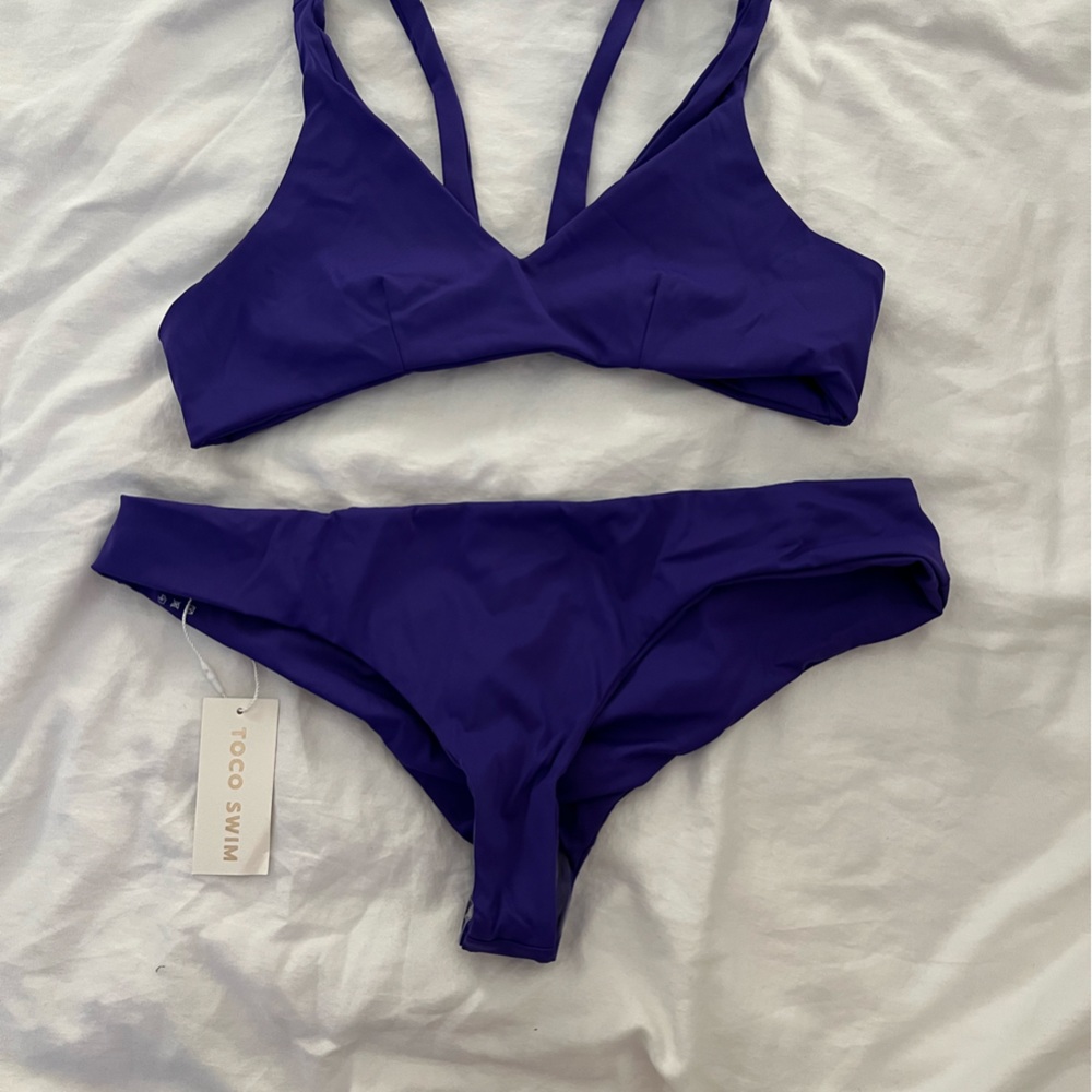 TOCO SWIM Indigo Swimsuit